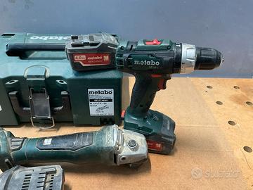 Metabo - set avvitatore e smerigliatrice a batteri