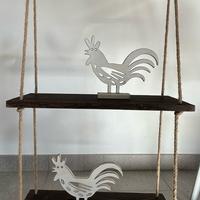 Mensole legno con corda