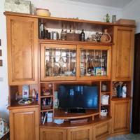 Credenza / Parete attrezzata in legno massello