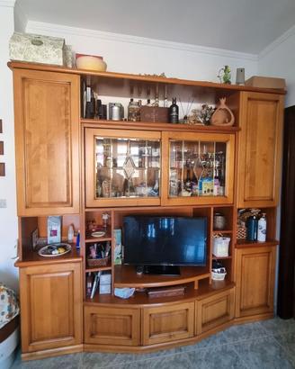 Credenza / Parete attrezzata in legno massello