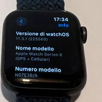 Apple Watch 6 40mm Nike Wi-Fi + Cellular