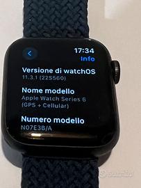 Apple Watch 6 40mm Nike Wi-Fi + Cellular