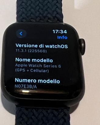 Apple Watch 6 40mm Nike Wi-Fi + Cellular