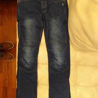 Pantaloni jeans moto OJ L XL 50 52 protezioni