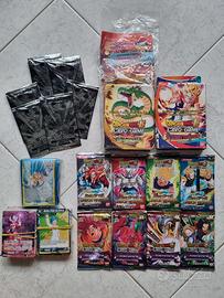 Lotto 14 Bustine Dragonball + 2 Deck + 100 Carte C