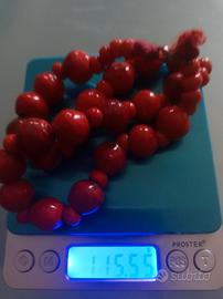 collana corallo rosso 