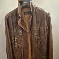 GIACCA PELLE MARRONE DONNA