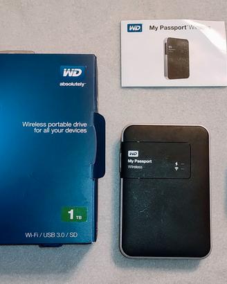 Hard disk portatile  WD My Passport WiFi 1tb