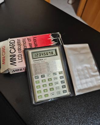 Calcolatrice tascabile Compex 301 vintage