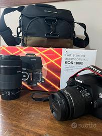 Canon EOS 1300D kit + obiettivo Canon  EF-S 55-250