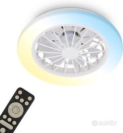 Lampadario Ventilatore da soffitto con luce LED