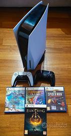 PlayStation 5 (Disco) + 2 DualSense + 4 Giochi top