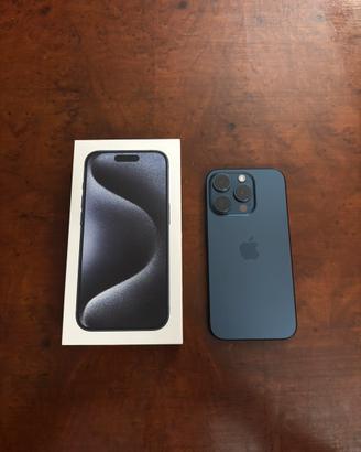 IPhone 15 Pro Titanio blu 256GB