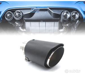 TERMINALE SCARICO UNIVERSALE IN CARBONIO TIPO AKRA