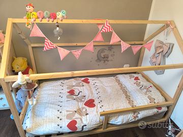 Letto e armadio Montessoriano