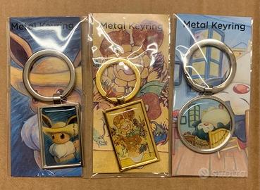 Pokemon Center x Van Gogh Museum Keyring Set
