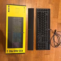 Tastiera corsair  k55 rgb pro