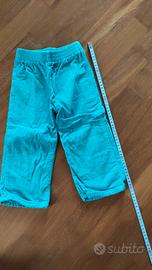 PANTALONE VELLUTO bambina tg. 2 anni