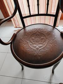sedia Thonet  originale legno curvato