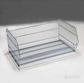 Cesta ferro zingato impilabile