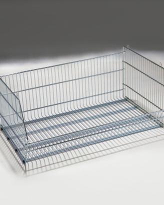 Cesta ferro zingato impilabile