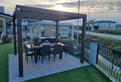 PERGOLA  CON TELO TESO RETRATTILE mt.3 X 3