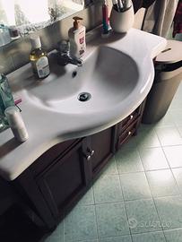 Mobile con lavandino/specchio e antina