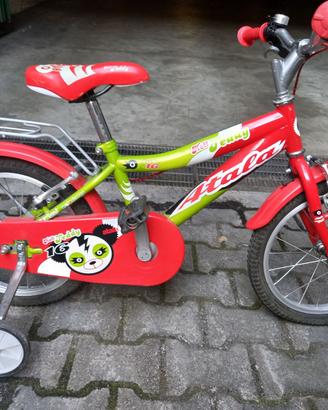 bicicletta atala 16 con rotelle perfetto stato