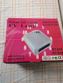 lampada UV + fresa unghie 