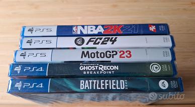 Lotto 5 Giochi PS5 / PS4 - NUOVI SIGILLATI