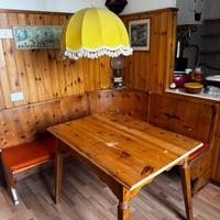 Angolo pranzo stile tirolese – set in legno massel