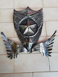 Porta oggetti in ferro battuta