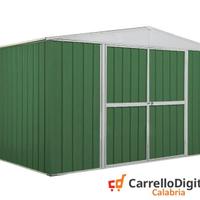 Box in lamiera di Acciaio 360x260cm 9mq verde