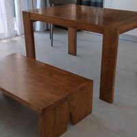 Tavolo e tavolino rovere moderno