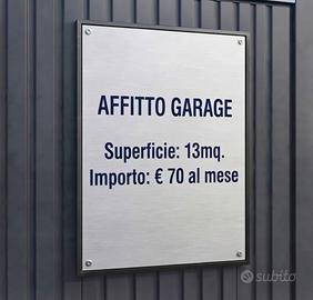 Garage di 13mq.