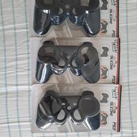 Set di 3 custodie in silicone per controller PS3