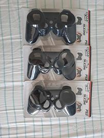 Set di 3 custodie in silicone per controller PS3