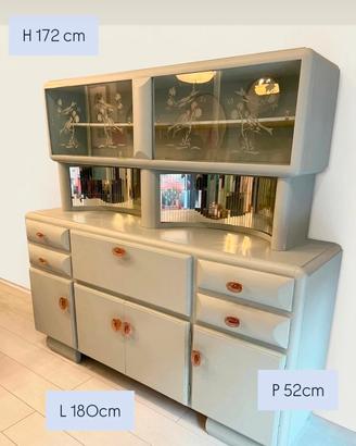 credenza vintage anni '50 