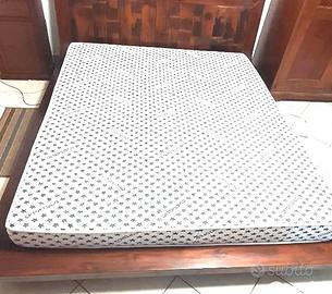 Letto Stile Etnico In Acacia Massello+Poltrona