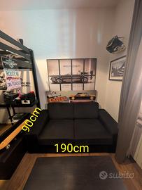 Divano 2 Posti Grigio Antracite IKEA 