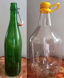 40 BOTTIGLIE E 10 BOTTIGLIONI (VINO, OLIO)