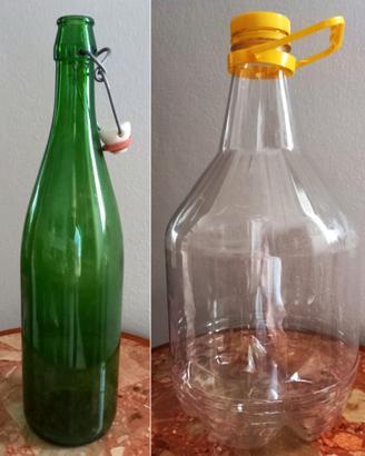 40 BOTTIGLIE E 10 BOTTIGLIONI (VINO, OLIO)