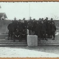 Alpini 2 guerra monumento fascio foto (P36)