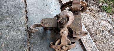 Vecchio argano a mano