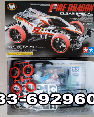 TAMIYA 95337 MINI 4WD FIRE DRAGON CLEAR SPECIAL