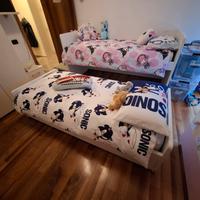 2 lettini  uno sotto all'altro o separati 