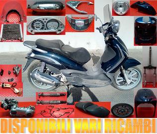 PIAGGIO BEVERLY TOURER 250ie ANNO 2009 x RICAMBI