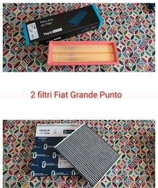 2 Filtri nuovi aria e abitacolo Fiat Grande Punto