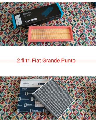 2 Filtri nuovi aria e abitacolo Fiat Grande Punto