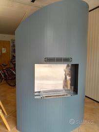 Biocamino ad etanolo senza canna fumaria ventilato